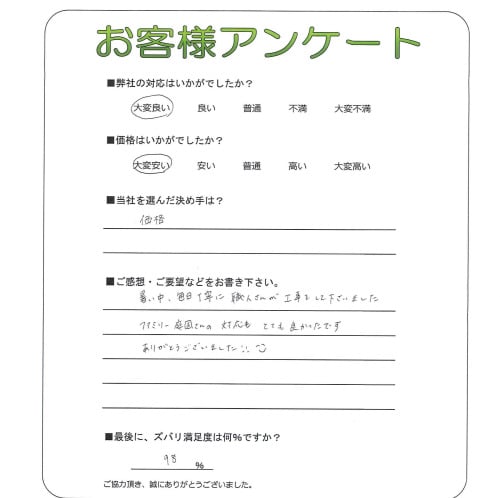 �뤤�桢������ǫ�˿��ͤ��󤬹����򤷤Ʋ������ޤ�����
�ե��ߥ꡼���व����б���ȤƤ��ɤ��ä��Ǥ���
���꤬�Ȥ��������ޤ���