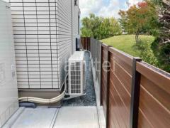 犬走り 防犯砂利敷き バラス砕石 防草シート加工