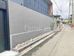 ロックガーデン ぐり石敷き