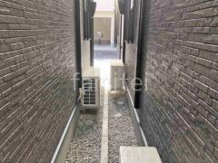 犬走り 防犯砂利敷き バラス砕石 防草シート加工