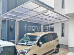 カーポート1台 (単棟) YKKAP エフルージュ FIRST フラット屋根