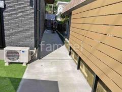 人工木・樹脂 フェンス(木調) F&F ニコボード 高尺タイプ 目隠し 木調・ラティス 樹脂