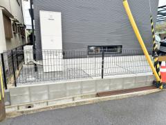 スチールメッシュ フェンス YKKAP イーネット3F型 スチール柱 境界・メッシュ