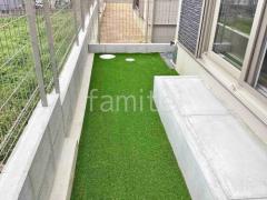 人工芝 防草シート加工 ヨシミツ毛織 リアル人工芝 35mm