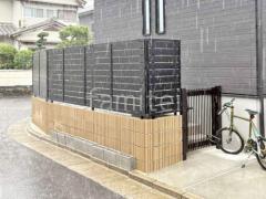 片開き 門扉 YKKAP シンプレオTB4型 たて格子 アルミ形材 フェンス LIXIL AB YS3型 横スリット3 目隠し ブロック塀 (化粧ブロック) ユニソン アルタ