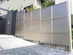 目隠しフェンス塀 LIXIL AB YM2型 3段柱