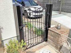 片開き 門扉 三協アルミ キャスリート8型