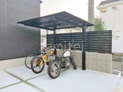 サイクルポート 自転車バイク屋根 LIXIL ネスカF ミニ フラット屋根