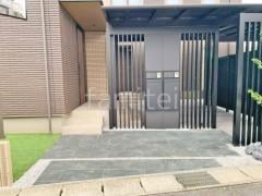 玄関アプローチ 床タイル貼り LIXIL ベスパ