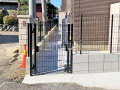 勝手口門扉 LIXIL メッシュ門扉A型 片開き