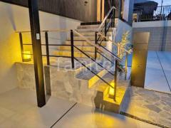 独立 手摺り(手すり) LIXIL 木製調アーキレール