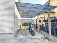 カーポート2台(縦) 連棟 LIXIL ネスカF フラット屋根