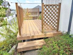 人工木デッキ LIXIL 人工木 樹ら楽ステージ