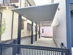 カーポート2台(縦) 連棟 LIXIL カーポートSC フラット屋根 吊り下げ屋根