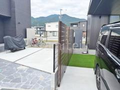 人工木・樹脂 フェンス(木調) F&F マイティウッド デコll 高尺タイプ 目隠し 木調・ラティス 樹脂