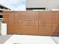 人工木・樹脂 フェンス(木調) F&F マイティウッド デコll 高尺タイプ 目隠し 木調・ラティス 樹脂