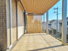 カーポート1台 (単棟) LIXIL 木製調 カーポートSC フラット屋根 吊り下げ屋根