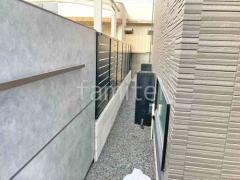 ブロック塀 (化粧ブロック) ユニソン エリダ アルミ形材 フェンス LIXIL AB YS3型 横スリット3 目隠し