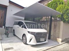 カーポート1台 (単棟) LIXIL カーポートSC フラット屋根 吊り下げ屋根