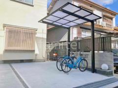 サイクルポート 自転車バイク屋根 LIXIL ネスカF ミニ フラット屋根