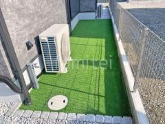 人工芝 防草シート加工 ヨシミツ毛織 リアル人工芝 35mm