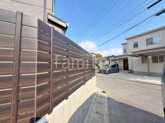 人工木・樹脂 フェンス(木調) F&F マイティウッド デコll 目隠し 木調・ラティス 樹脂 ブロック塀 (化粧ブロック) ユニソン リゲル