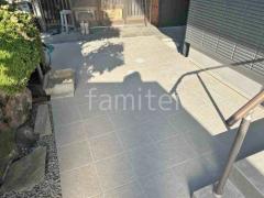 玄関アプローチ 床タイル貼り LIXIL グレイスランド