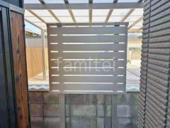 目隠しフェンス塀 YKKAP シンプレオYS3型 2段柱 上段のみ