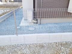 ブロック塀 (化粧ブロック) 太陽エコブロックス 普通CB スチールメッシュ フェンス YKKAP イーネット3F型 スチール柱 境界・メッシュ