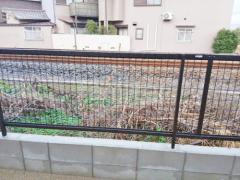 ブロック塀 (化粧ブロック) 太陽エコブロックス 普通CB アルミ形材 フェンス LIXIL アルメッシュ1型 境界・メッシュ