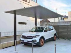 カーポート1台 (単棟) LIXIL カーポートSC フラット屋根 吊り下げ屋根