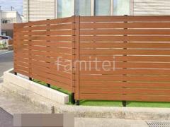人工木・樹脂 フェンス(木調) F&F マイティウッド デコll 高尺タイプ 目隠し 木調・ラティス 樹脂