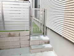 片開き 門扉 LIXIL AB YR3型 太横桟