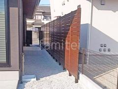 人工木・樹脂 フェンス(木調) F&F マイティウッド デコll 高尺タイプ 目隠し 木調・ラティス 樹脂