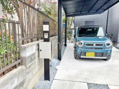 機能門柱 照明あり YKKAP シンプレオポストユニット 1型 パターン1