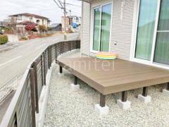 人工木デッキ LIXIL 人工木 樹ら楽ステージ