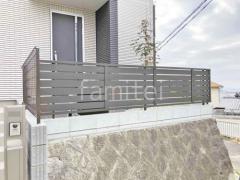 ブロック塀 (化粧ブロック) 太陽エコブロックス 普通CB アルミ形材 フェンス LIXIL AB YS3型 横スリット3 目隠し