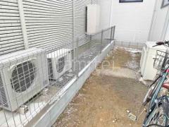 ブロック塀 (化粧ブロック) 太陽エコブロックス 普通CB スチールメッシュ フェンス YKKAP イーネット3F型 スチール柱 境界・メッシュ