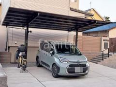 カーポート1台 (単棟) YKKAP エフルージュ FIRST プラス フラット屋根