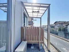 1階テラス屋根 (雨除け) LIXIL 独立式フーゴFテラス フラット屋根 独立式 スタンダード