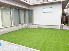 人工芝 防草シート加工 ヨシミツ毛織 リアル人工芝 35mm