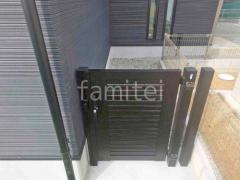 片開き 門扉 LIXIL AB YS1型 太横桟