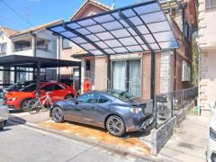 カーポート1台 (単棟) LIXIL ネスカR アール屋根