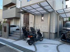 サイクルポート 自転車バイク屋根 LIXIL ネスカF ミニ フラット屋根