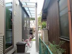 1階テラス屋根 (雨除け) YKKAP 独立式 レセパ Lタイプ フラット屋根 独立式 スタンダード