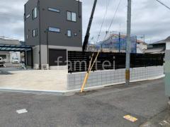 ブロック塀 (化粧ブロック) 太陽エコブロックス 普通CB アルミ形材 フェンス LIXIL AB YS3型 横スリット3 目隠し