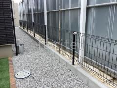 境界フェンス塀 YKKAP イーネット3F型 CBブロック積
