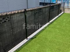 境界フェンス塀 YKKAP イーネット3F型 CBブロック積