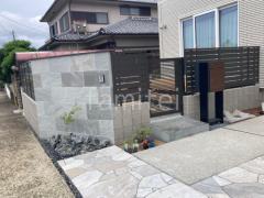片開き 門扉 LIXIL AB YR1型 細横桟 宅配ボックス ユニソン ヴィコDB100