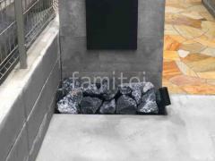 ロックガーデン 割栗石敷き 照明 タカショー ルーメック スリムS
